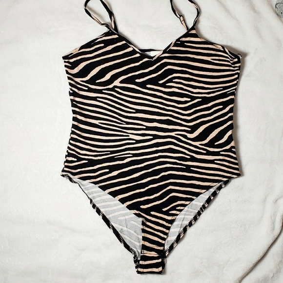 H&M Swimsuit Zebra print - Picture 1 of 5